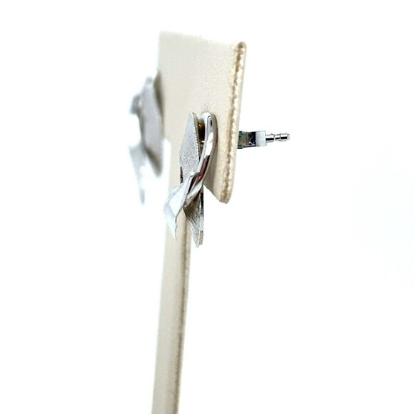 VTG Estate Art Sterling Silver Pin Brooch & Pierced Earrings Set! 120 - Picture 5 of 8